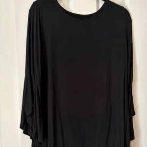 INC International Concepts Black Women's Blouse/tunic size XL